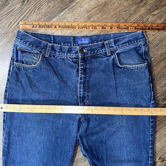 Wampum Gold Series Indigo Jeans Vintage 90s Regular Fit Size 60 - W 40 - Picture 6 of 15